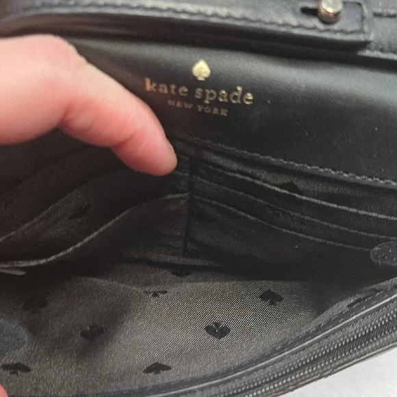 Kate Spade Natalia Black Quilted Leather Turnlock Shoulder Bag - Picture 4 of 8